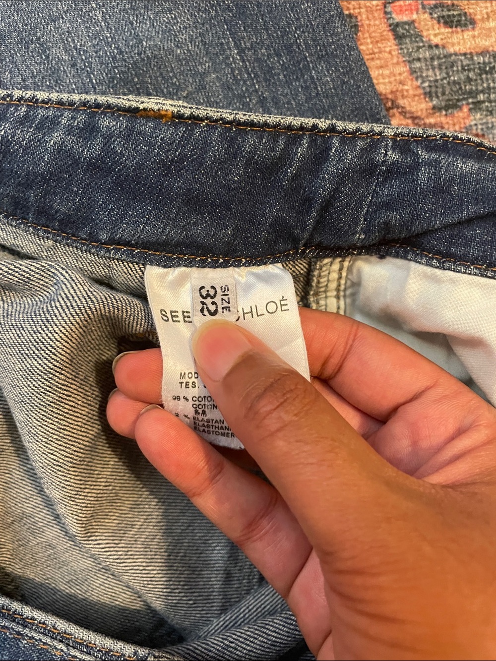 NWT See by Chloé jeans - Picture 5 of 6